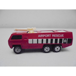 AIRPORT RESCUE FIRE/BOMBEROS/POMPIERS 80´s 10cm/1/64 CORGI JUNIORS WHIZZWHEEL