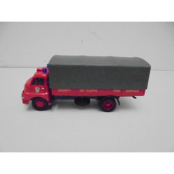 BEDFORD S DROPSIDE FIRE/POMPIERS/BOMBEROS CLWYD 1:50 CORGI CC10901