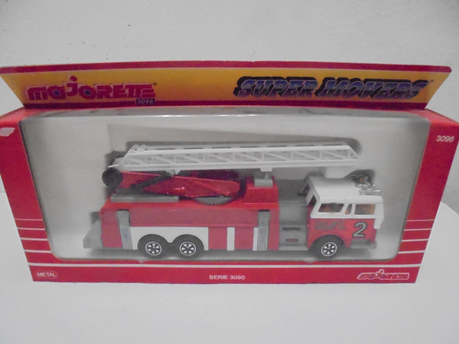 Camion De Pompiers Majorette – New York, échelle 1/50, Nacelle, Mercedes