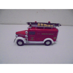 GMC T14 1937 RESCUE SQUAD FIRE/POMPIERS/BOMBEROS 1:45 MATCHBOX YFE10