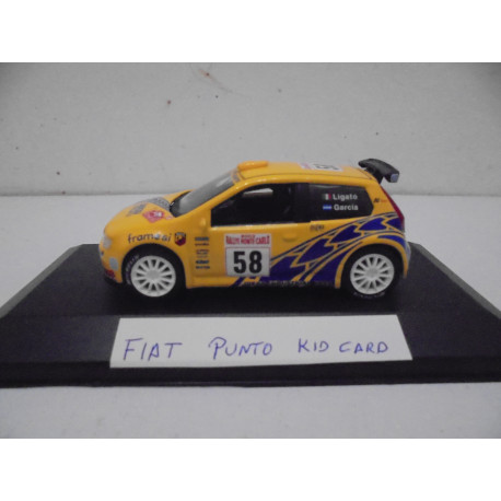 FIAT PUNTO S1600 RALLY MONTE CARLO 2003 LIGATO 1:43 ALTAYA IXO CAJA NO ORIGINAL