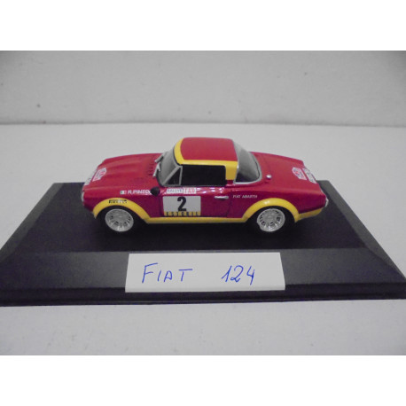 FIAT 124 ABARTH RALLY PORTUGAL 1974 PINTO 1:43 ALTAYA IXO CAJA NO ORIGINAL