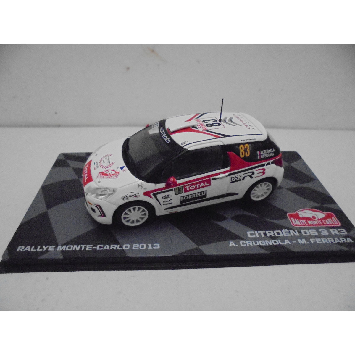 CITROEN DS3 R3 #100 RALLYE MONTE CARLO 2011 ELENA CAMPANA IXO RAM460 1 CITROEN DS3 R3 #100 RALLYE MONTE CARLO 2011 ELENA CAMPANA IXO RAM460 1