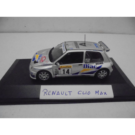 RENAULT CLIO MAXI RALLY MONTE CARLO 1995 RAGNOTTI 1:43 ALTAYA IXO CAJA NO ORIGINAL