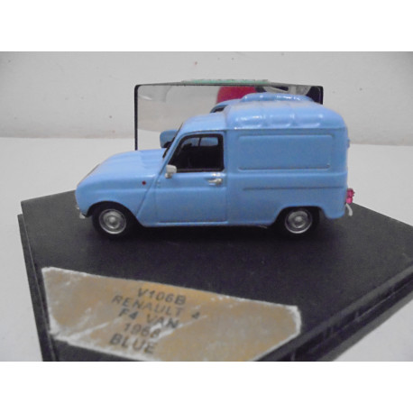 RENAULT 4 FOURGONNETTE F4 VAN 1968 BLUE 1:43 VITESSE V106B URNA ROTA