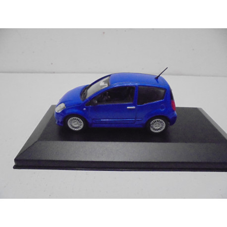 CITROEN C2 2003 BLUE 1:43 ATLAS UH CAJA NO ORIGINAL