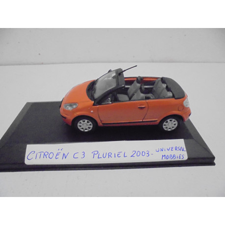 CITROEN C3 2003 PLURIEL ORANGE 1:43 ATLAS UH CAJA NO ORIGINAL DEFECT/NO RETRO