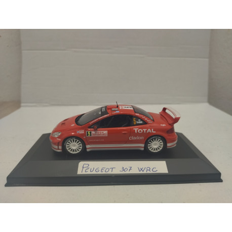 PEUGEOT 307 WRC RALLY MONTE CARLO 2004 GRONHOLM 1:43 ALTAYA IXO CAJA NO ORIGINAL