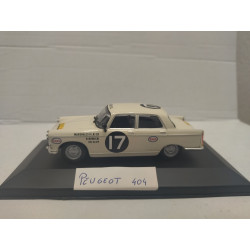 PEUGEOT 404 RALLY EAST AFRICAN SAFARI 1968 NOWICKI 1:43 ALTAYA IXO CAJA NO ORIGINAL