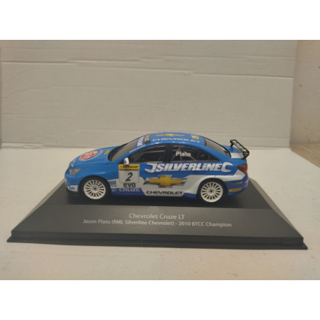 CHEVROLET CRUZE 2010 BTCC JASON PLATO 1:43 ATLAS IXO HARD BOX