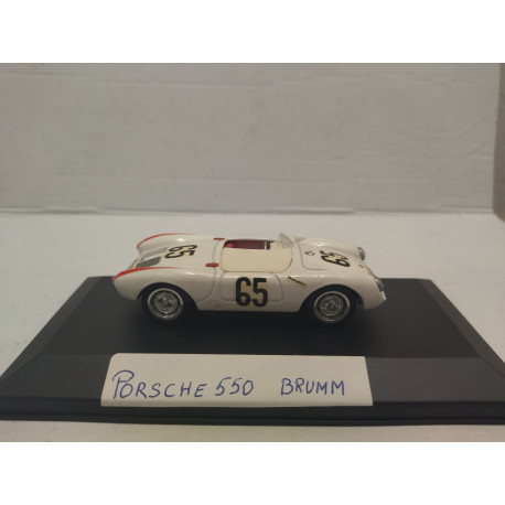 PORSCHE 550 24 H LE MANS 1955 OLIVIER-JESER 1:43 BRUMM CAJA NO ORIGINAL