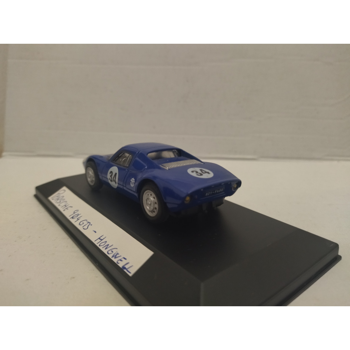 PORSCHE 904 GTS n34 BLUE 1:43 HONGWELL CAJA NO ORIGINAL - BCN