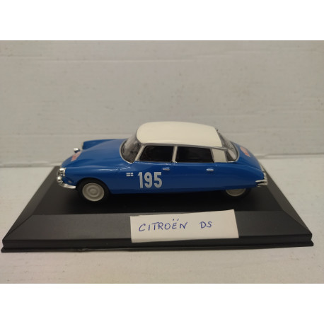 CITROEN DS 19 RALLY MONTE CARLO 1966 TOIVONEN 1:43 ALTAYA IXO CAJA NO ORIGINAL