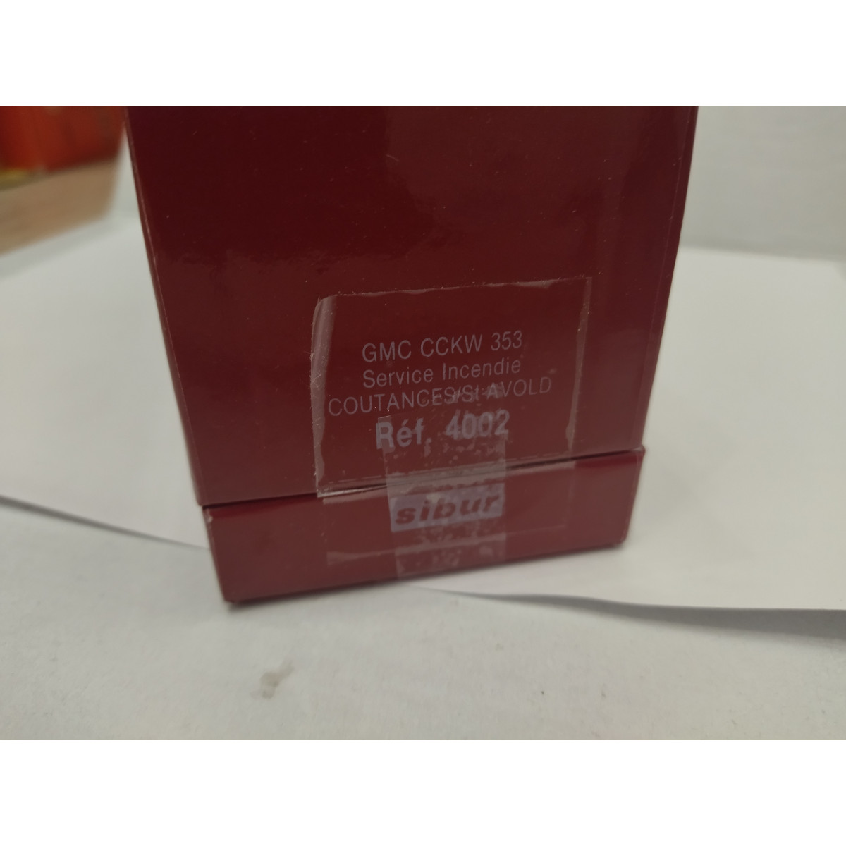 SIBUR N° 4004 GMC CCKW 353 camion pompier Service Incendie 22 neuf