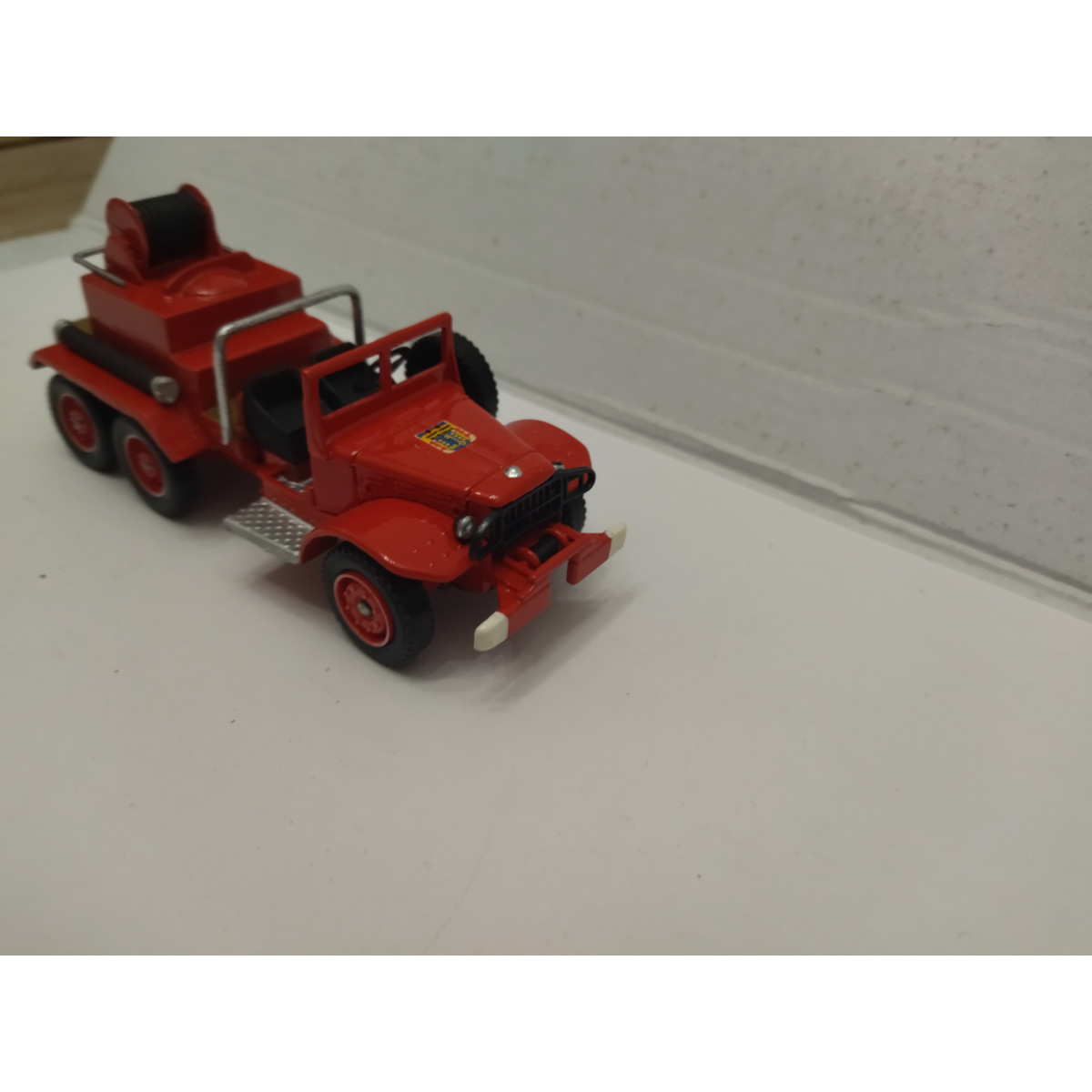 Camion De Pompiers Dodge 6x6 Bâché Solido à L'échelle 1/50 - Modèle Collection 2149
