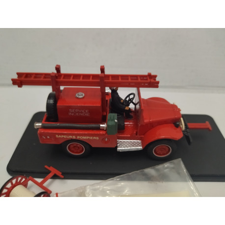 DODGE WC56 4X4 FIRE/POMPIERS/BOMBEROS 1:50 SOLIDO FIRETECH FRANCE