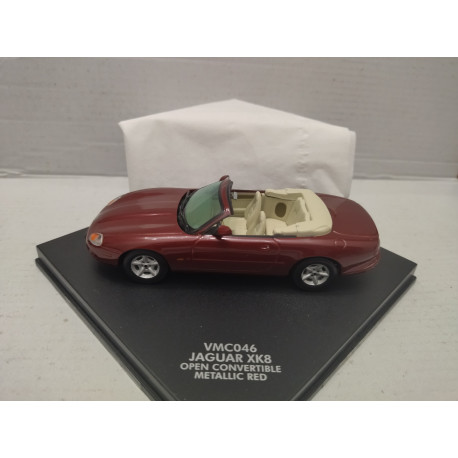 JAGUAR XK8 OPEN CONVERTIBLE METALIC RED 1:43 VITESSE VMC046