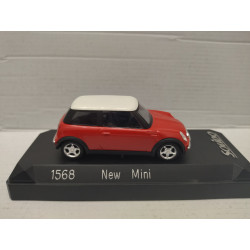 NEW MINI 2001 RED/WHITE 1:43 SOLIDO 1568