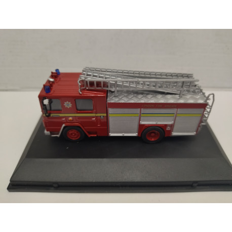 DENNIS FB LONDON FIRE/POMPIERS/BOMBEROS 1:76 OXFORD URNA RAJADA