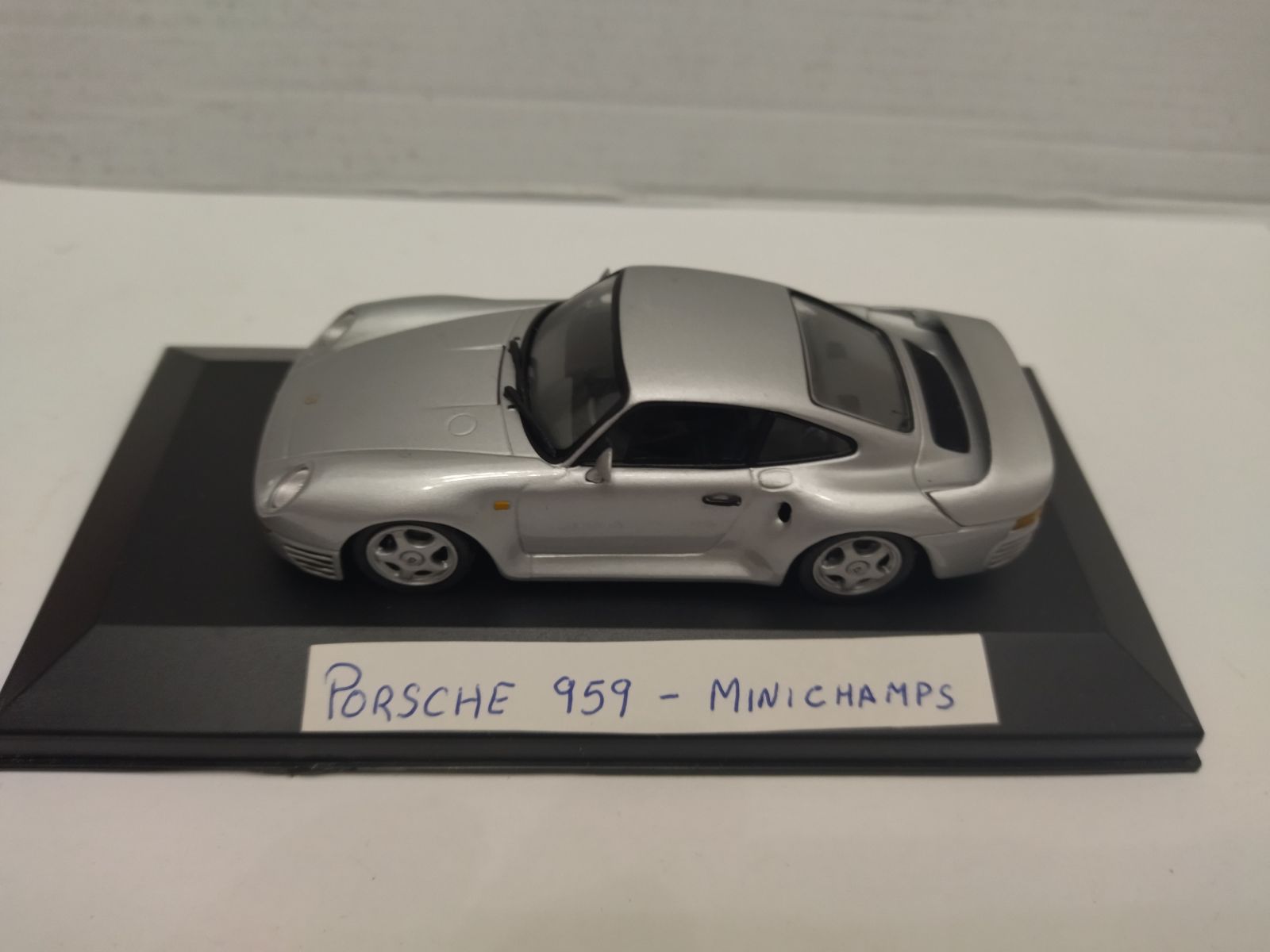PORSCHE 959 1987 SILVER 1:43 MINICHAMPS CAJA NO ORIGINAL - BCN