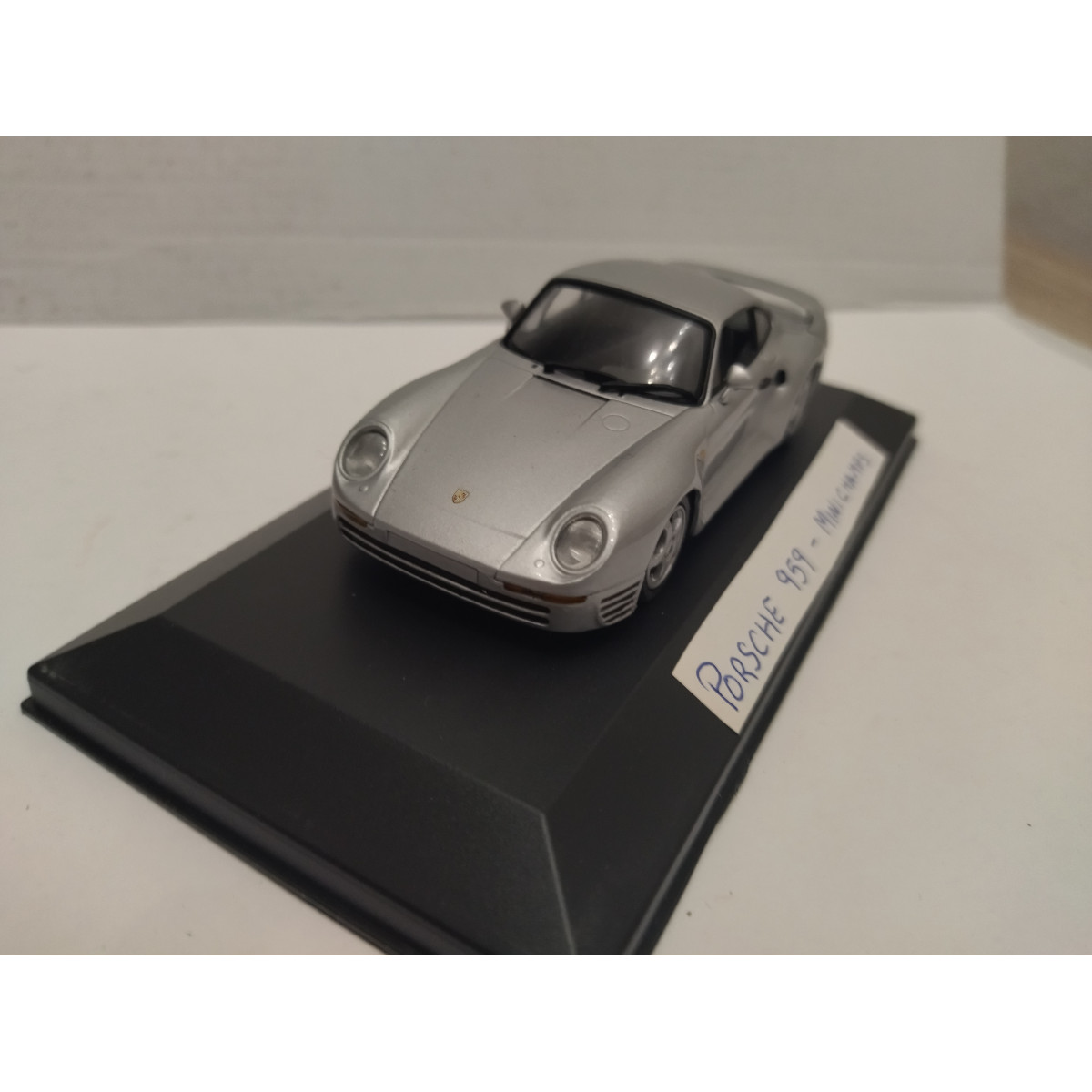 PORSCHE 959 1987 SILVER 1:43 MINICHAMPS CAJA NO ORIGINAL - BCN