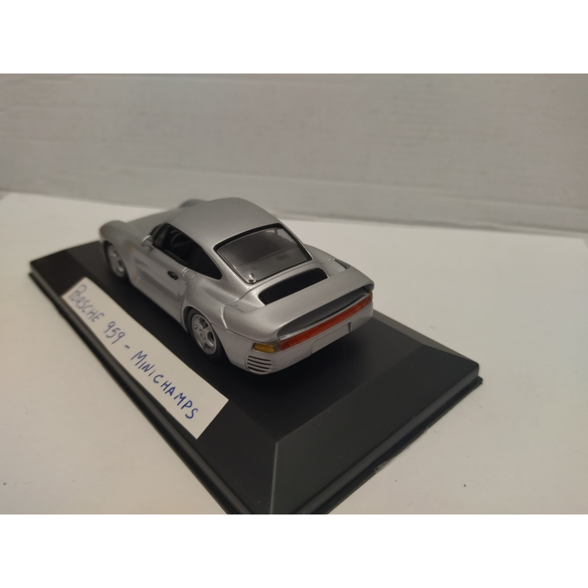 PORSCHE 959 1987 SILVER 1:43 MINICHAMPS CAJA NO ORIGINAL - BCN