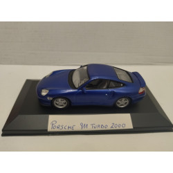 PORSCHE 911 2000 TURBO BLUE 1:43 HIGH-SPEED CAJA NO ORIGINAL