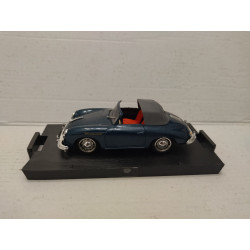 PORSCHE 356 1950 SPEEDSTER CABRIOLET BLUE 1:43 BRUMM R117 MODIFIED