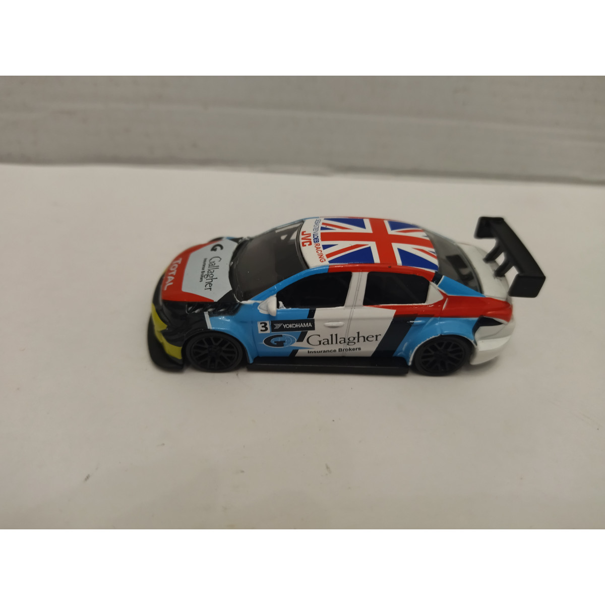 Maquette Citroën C-Elysée WTCC Sébastien Loeb - Course Du Maroc 2014 - Échelle 1/43 - Altaya - Occasion Très Bon état
