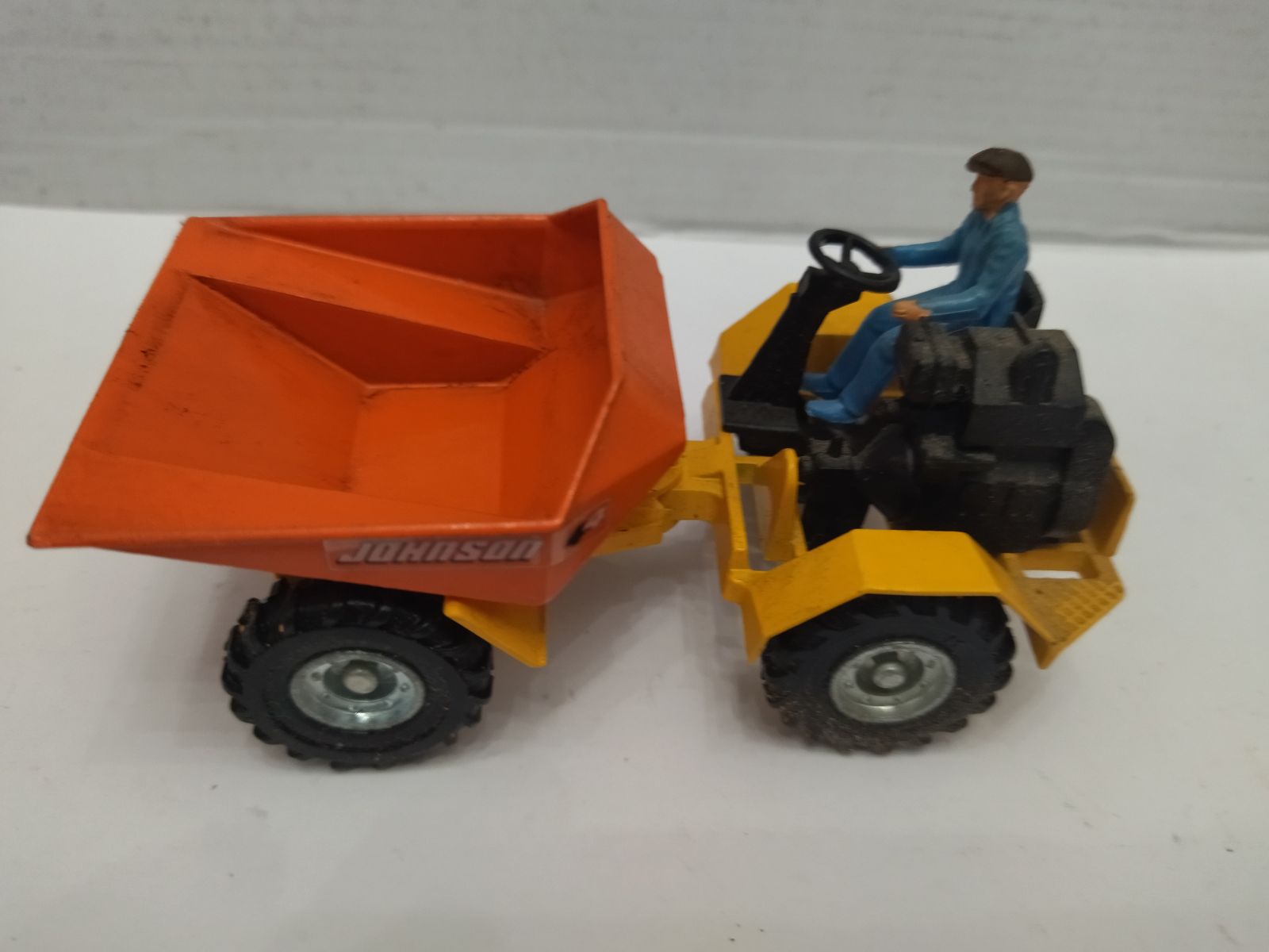 JOHNSON 2 TON DUMPER W/DRIVER DINKY TOYS No430 VINTAGE V FOTOS