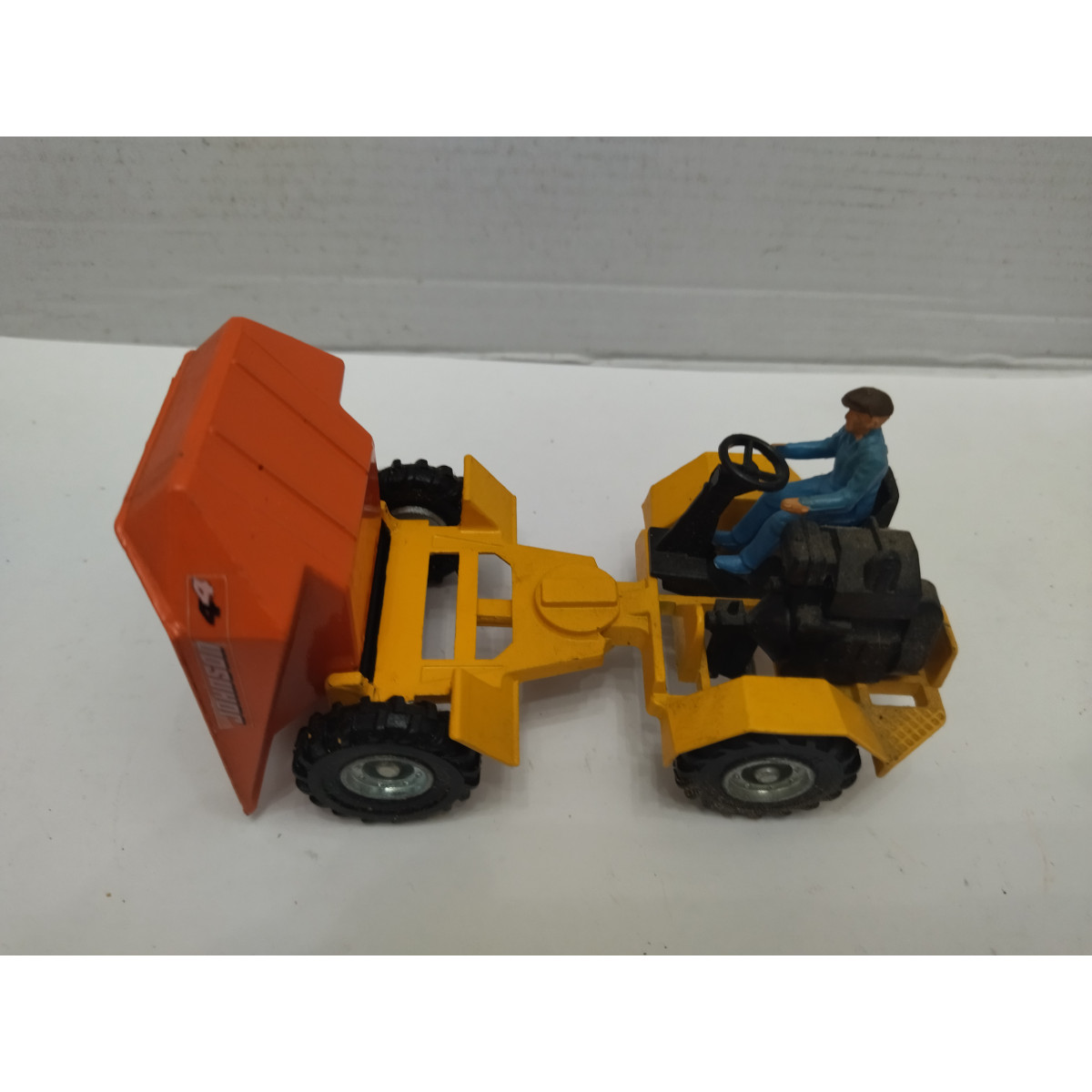 JOHNSON 2 TON DUMPER W/DRIVER DINKY TOYS No430 VINTAGE V FOTOS