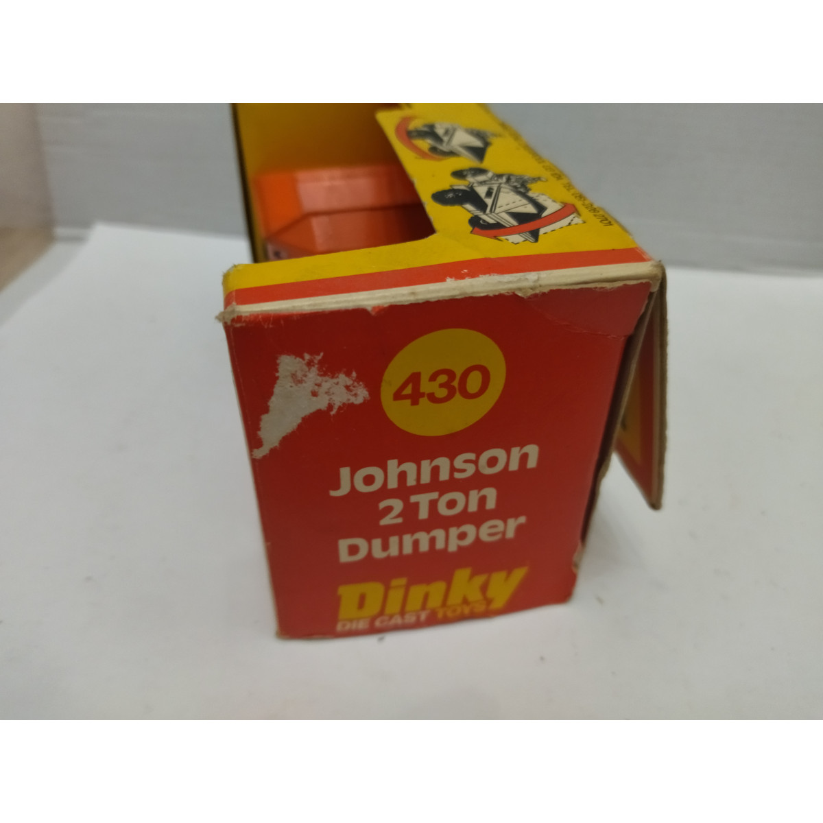 JOHNSON 2 TON DUMPER W/DRIVER DINKY TOYS No430 VINTAGE V FOTOS