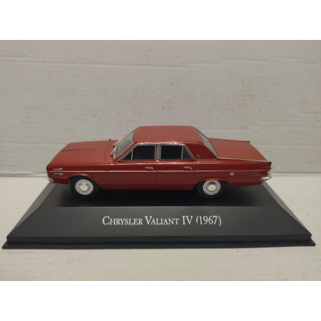 CHRYSLER VALIANT IV 1967 RED ARGENTINA 1:43 SALVAT IXO HARD BOX