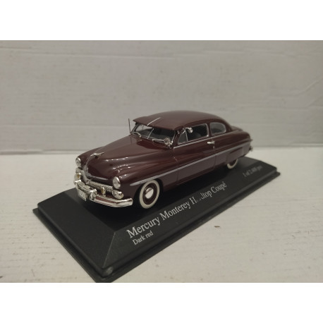 MERCURY MONTEREY 1950 HARDTOP COUPE DARK RED 1:43 MINICHAMPS
