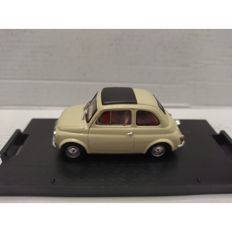 FIAT 500 F 1965 CHIUSA AVORIO ANTICO 1:43 BRUMM R455-04