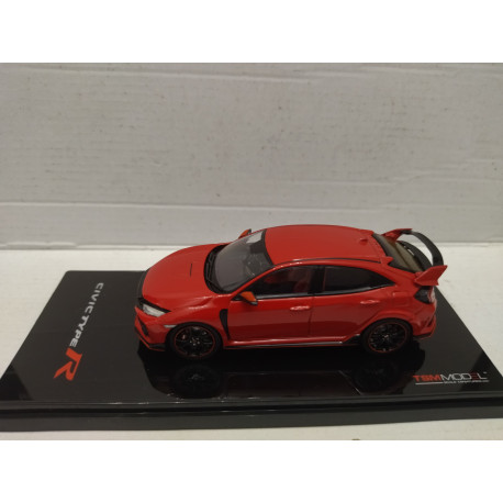 HONDA CIVIC TYPE R RHD 2017 RED 1:43 TSM430273 MODEL