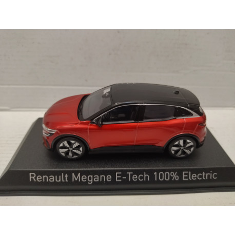 RENAULT MEGANE E-TECH 100% ELECTRIC 2022 RED/BLACK 1:43 NOREV 517921