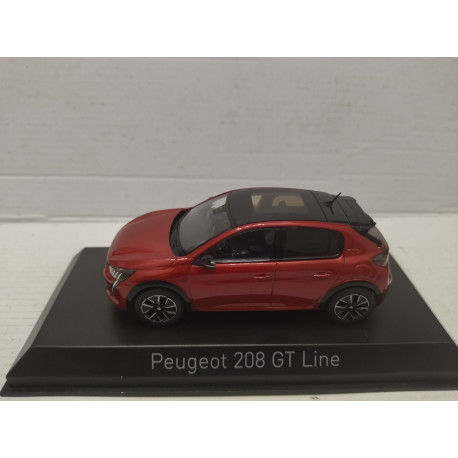 PEUGEOT 208 GT LINE 2019 RED 1:43 NOREV 473832