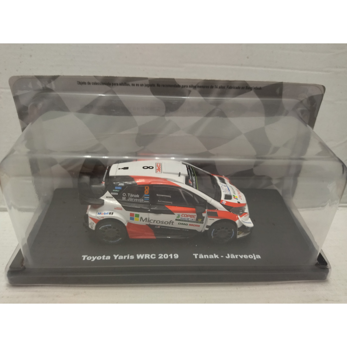 TOYOTA YARIS WRC RALLY CHILE 2019 TANAK 1:43 SALVAT IXO - BCN