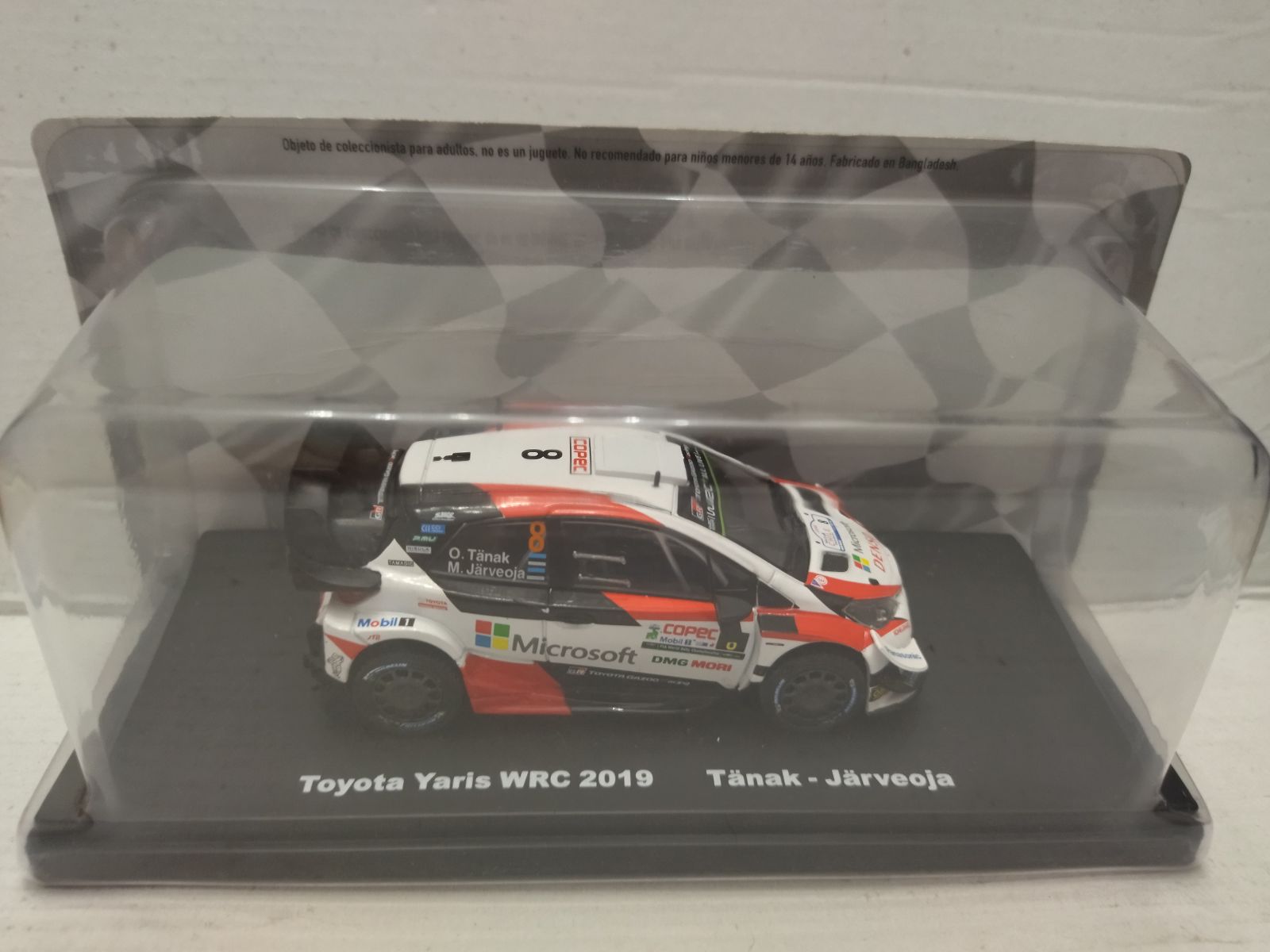 ixo 1/43 Toyota Yaris WRC 2019 美品　新品同様 TOYOTA YARIS WRC RALLY CHILE 2019 TANAK 1:43 SALVAT IXO - BCN