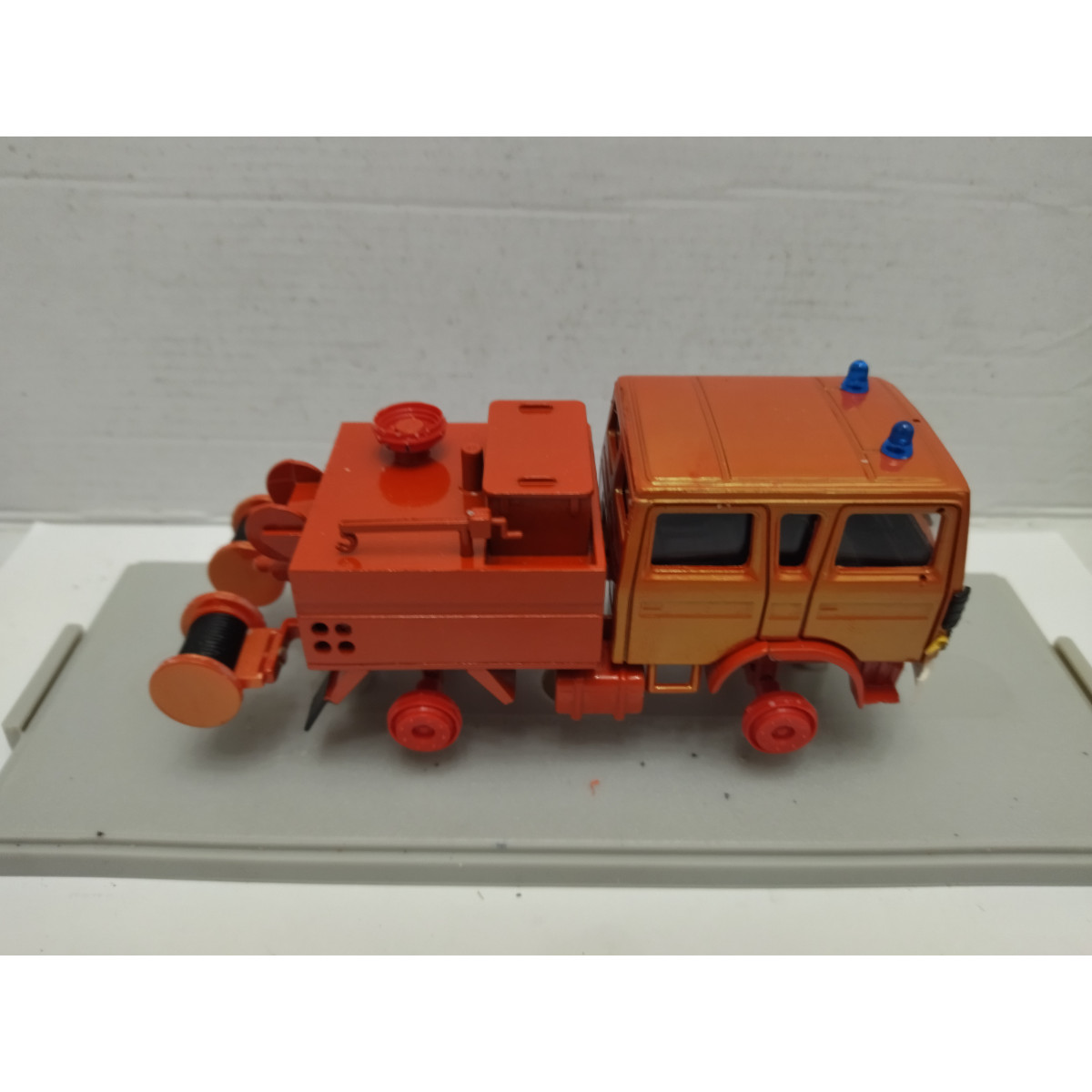 Renault RVI Fourgon Sides Pompiers – CEF-Replex 1/43 – Miniature Métal
