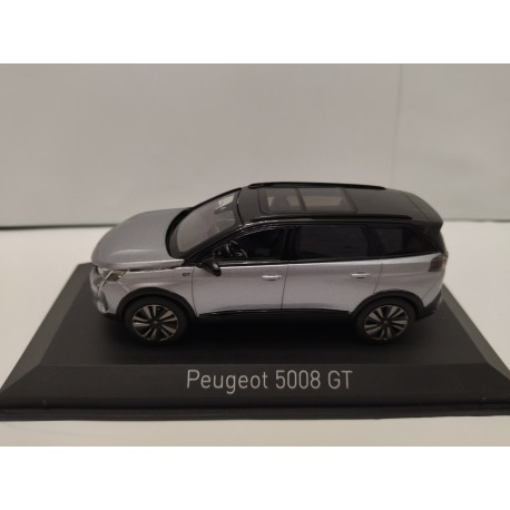 PEUGEOT 5008 GT 2021 BLACK PACK ARTENSE GREY 1:43 NOREV 473924