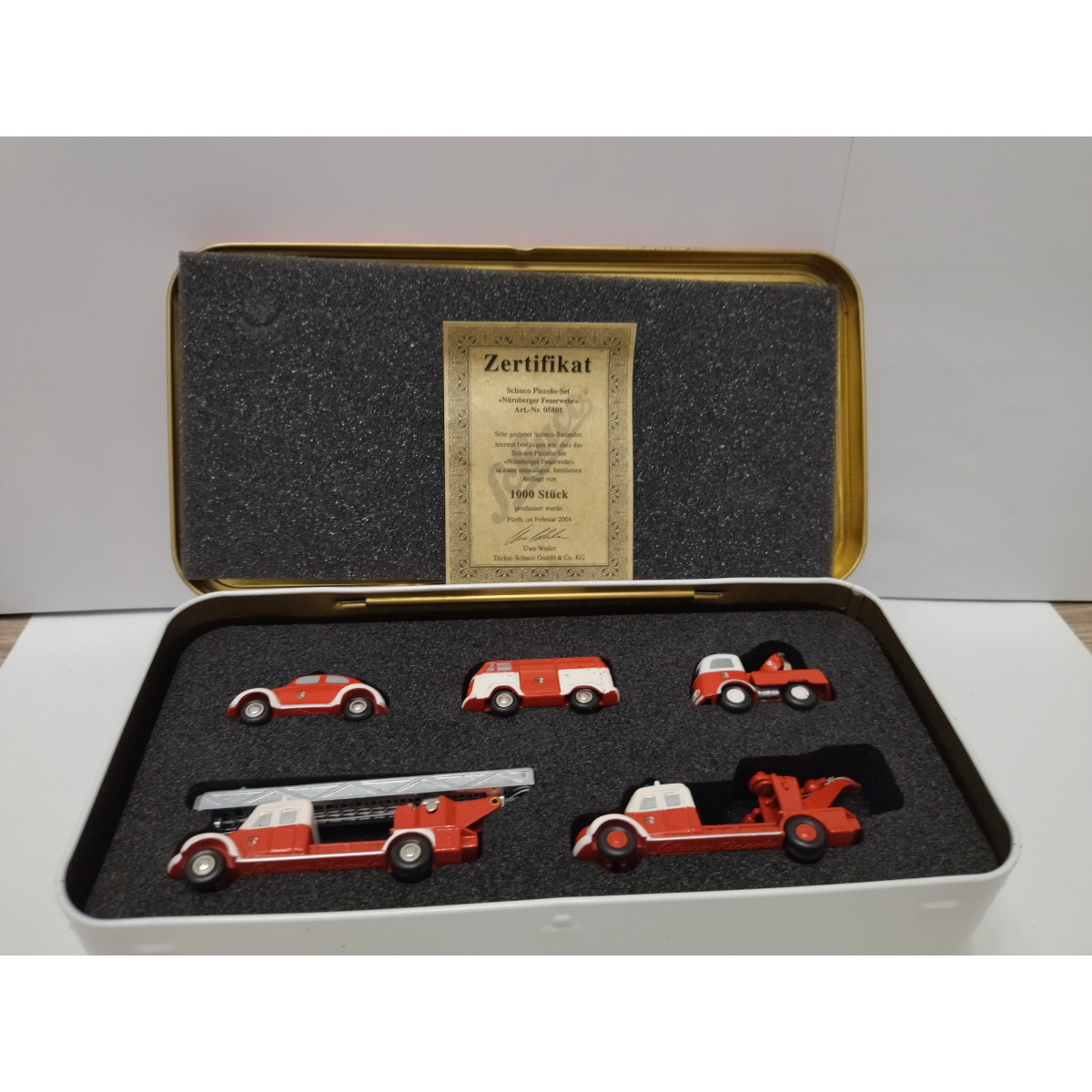 SCHUCO PICCOLO SET NURNBERGER FEUERWEHR n 05801 FIRE