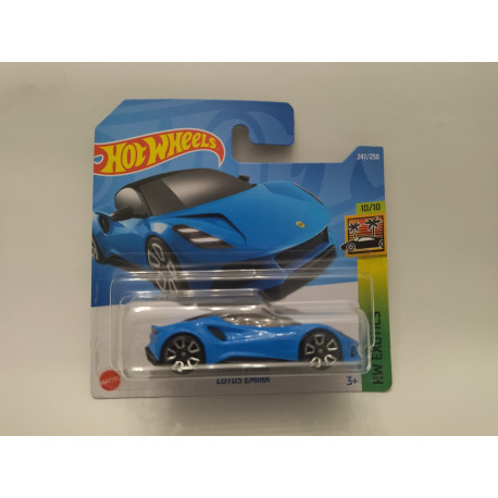 LOTUS EMIRA BLUE 10/10 EXOTICS 1:64 HOT WHEELS