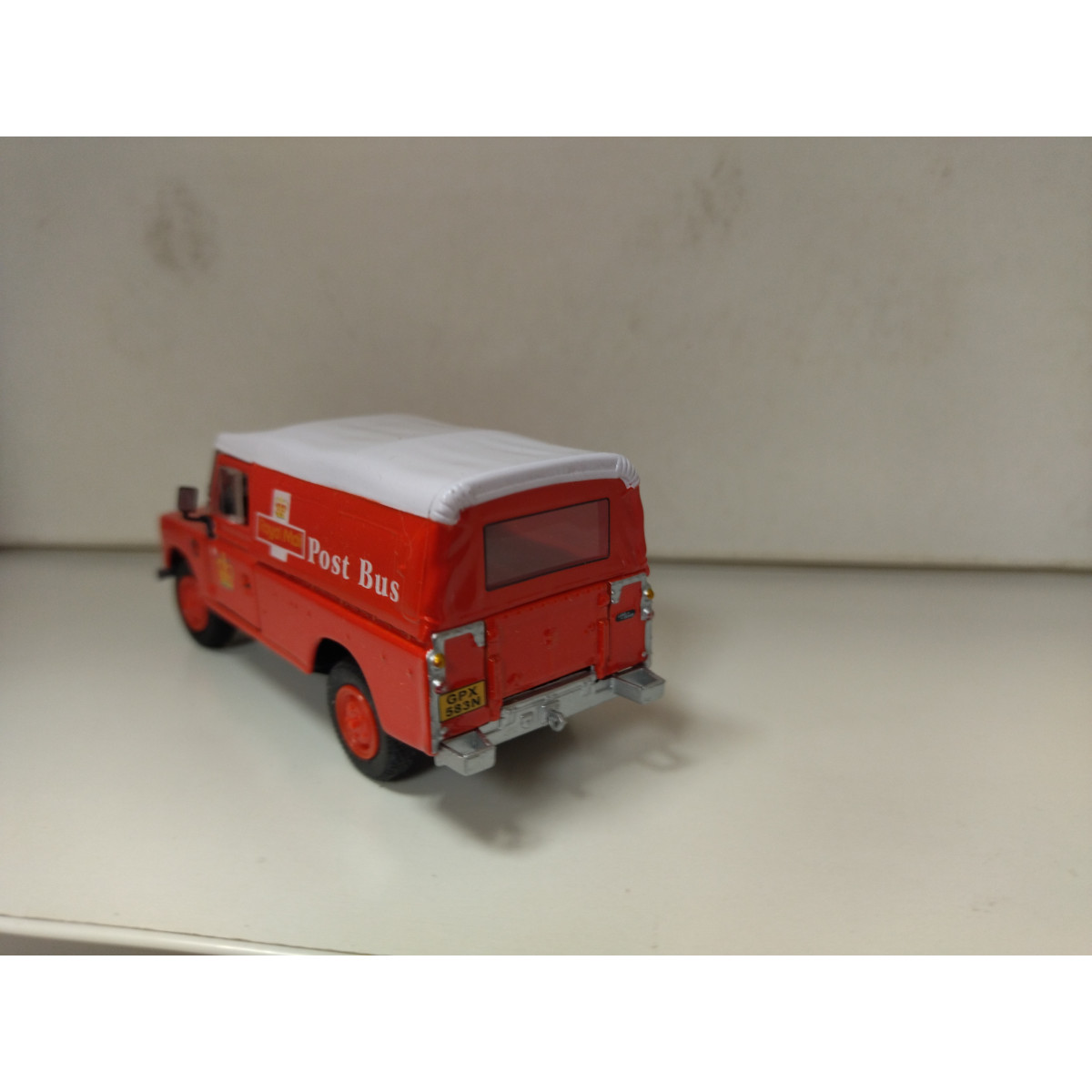 LAND ROVER 109 SERIE III ROYAL MAIL POST BUS 1:43 HONGWELL NO BOX/USED ...