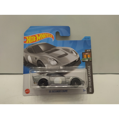 EL SEGUNDO SILVER 4/5 DREAM GARAGE 1:64 HOT WHEELS