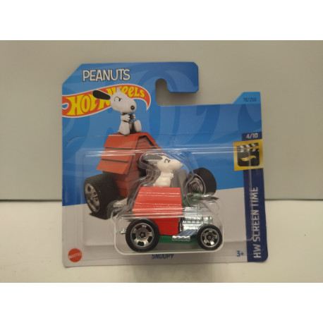 SNOOPY 4/10 SCREN TIME 1:64 HOT WHEELS