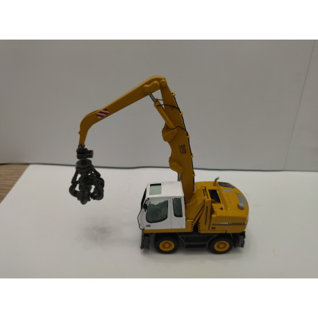 LIEBHERR A 316 LITRONIC MOBILE EXCAVATOR 1:50 NZG n676 NO BOX/USED/V FOTO