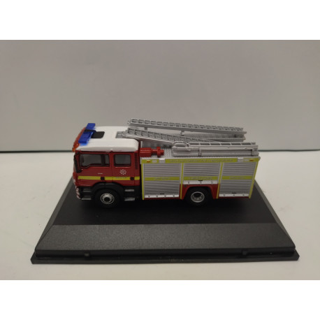 MAN PUMP LADDER DEVON FIRE/POMPIERS/BOMBEROS 1:76 OXFORD