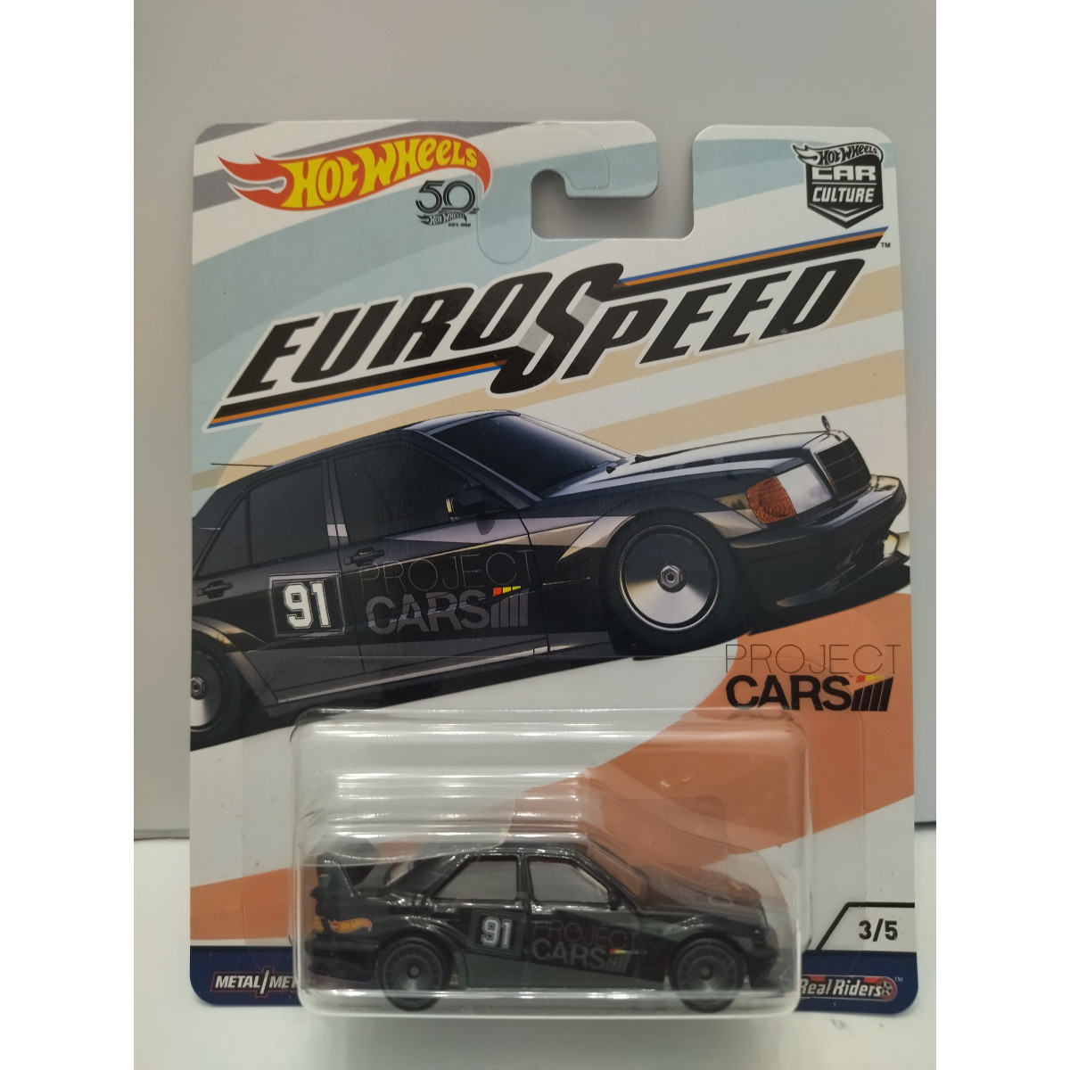 MERCEDES BENZ 190E 2.5 16 3 5 EUROSPEED 1 64 HOT WHEELS PREMIUM